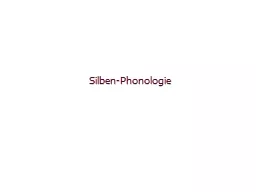Silben-Phonologie