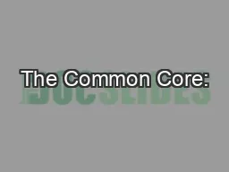 The Common Core: