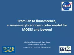 From UV to fluorescence,