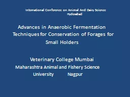 International Conference on Animal And Dairy Science