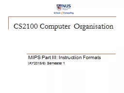 CS2100 Computer