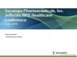 Sucampo Pharmaceuticals, Inc.