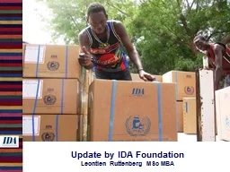 Update by IDA Foundation