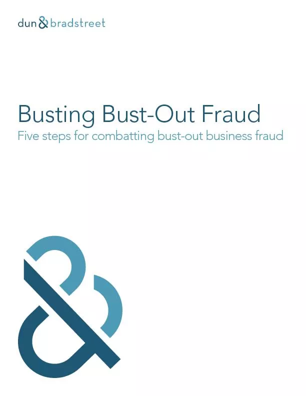 Busting Bust-Out Fraud