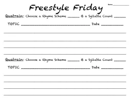 Freestyle Friday