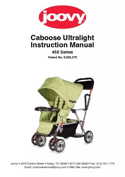 Caboose Ultralight Instruction Manual