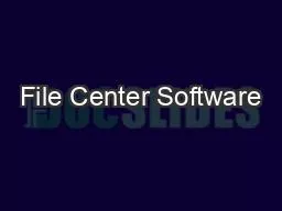 File Center Software