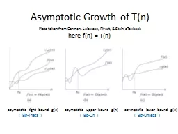 Asymptotic Growth of