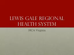 Lewis Gale Regional Health System