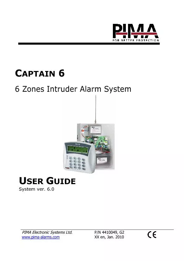 6 Zones Intruder Alarm System