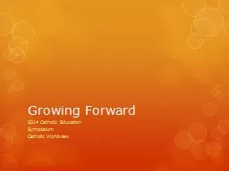 Growing Forward