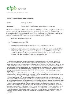 G Street Washington DC  CFPB Compliance Bulletin   Date January   Subject Trea