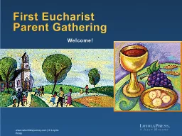 First Eucharist