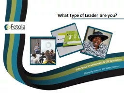What type of Leader are you?