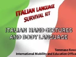 ITALIAN  LANGUAGE SURVIVAL  KIT
