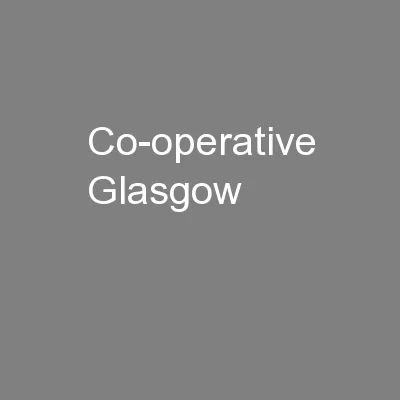 Co-operative Glasgow