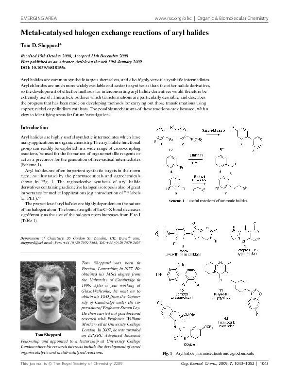 EMERGINGAREAwww.rsc.org/obc|Organic&BiomolecularChemistry