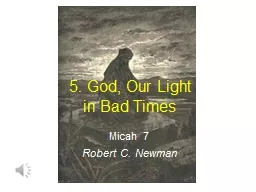 5. God, Our Light