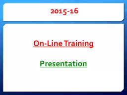 On-Line Training