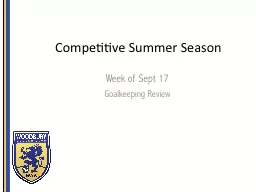 Competitive Summer