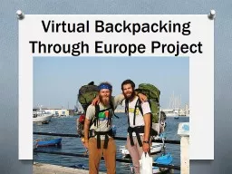 Virtual Backpacking Through Europe