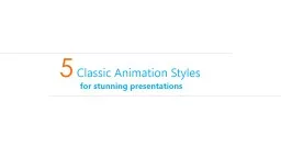 5   Classic Animation Styles