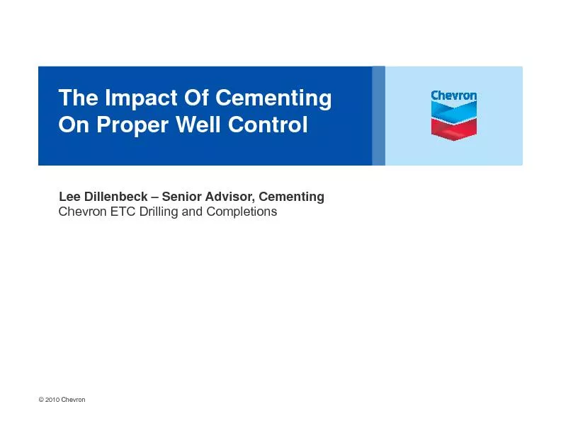 The Impact Of Cementing