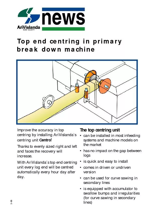 Improve the accuracy in top centring by installing AriVislanda’s