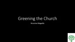 Greening the Church