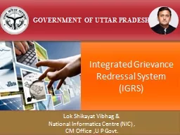 Integrated Grievance Redressal System (IGRS)