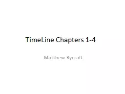 TimeLine Chapters 1-4
