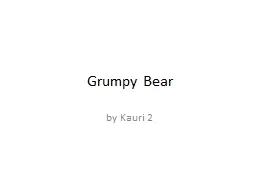 Grumpy Bear
