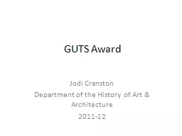 GUTS Award