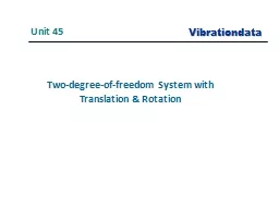 Two-degree-of-freedom System with