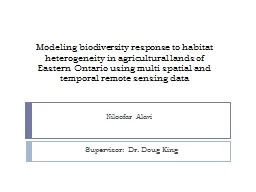 Modeling biodiversity response to habitat heterogeneity in