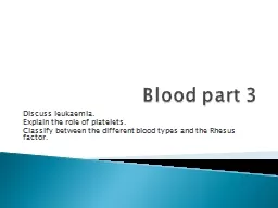 Blood part 3