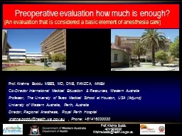 Preoperative evaluation how much is enough