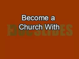Become a Church With