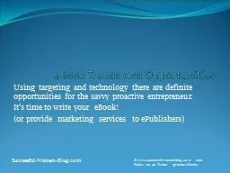 eBook Trends And Opportunities