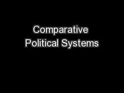 Comparative Political Systems