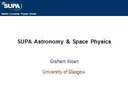 SUPA Astronomy & Space Physics