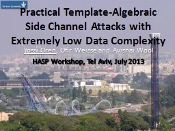 Practical Template-Algebraic Side Channel Attacks with Extr