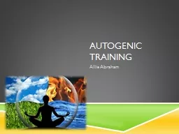Autogenic training
