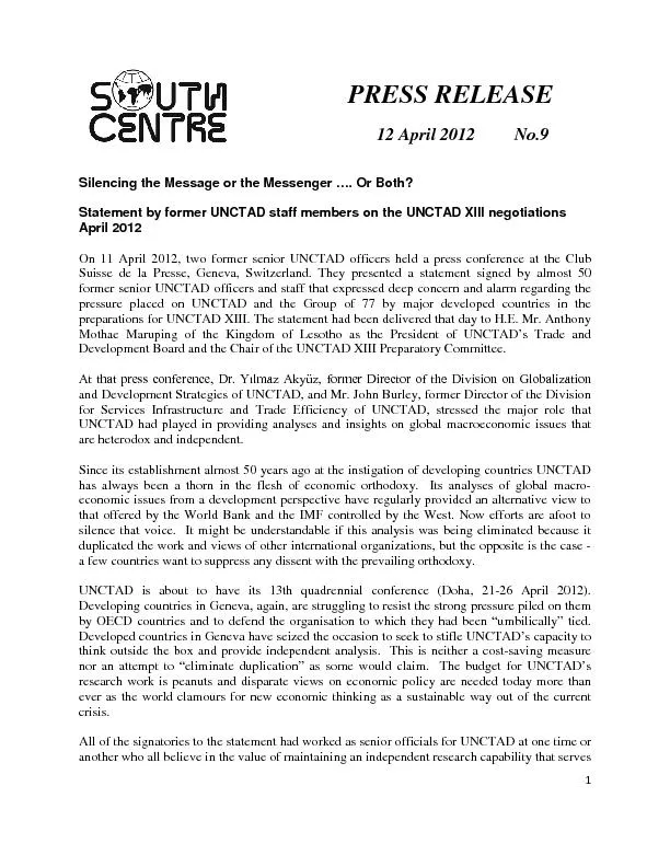 1  &#x/MCI; 0 ;&#x/MCI; 0 ;  PRESS RELEASE12 April 2012