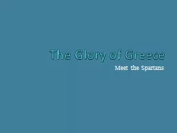 The Glory of Greece