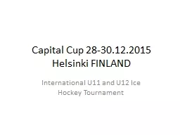Capital Cup 28-30.12.2015
