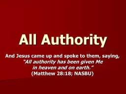 All Authority