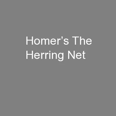 Homer’s The Herring Net