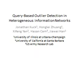 Query-Based Outlier Detection in Heterogeneous Information