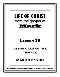 Mission Arlington/Mission Metroplex Curriculum/Life of Christ/Gospel o